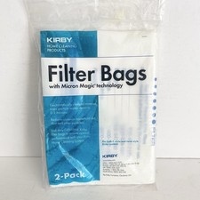 2 Kirby Micron Magic Universal Filtration Vacuum Bags 204811 205811 GENUINE