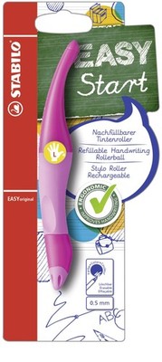 STABILO Ergonomic Rollerball EASYoriginal - Left-Handed - Light Pink/Dark Pink