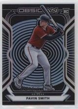 2021 Panini Chronicles Obsidian Electric Etch Carolina Blue Pavin Smith #57 ut4