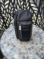 Brand New! Tumi Alpha Bravo Kelly Sling Crossbody Bag Black Ballistic Nylon