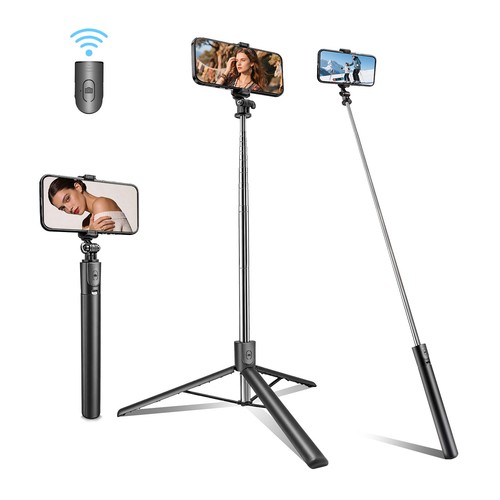 Selfie Stick Tripod Bluetooth Remote 3in1 Extendable Tripod Monopod Stand Phone