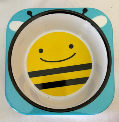 SKIP HOP ZOO Happy Bee Melamine BPA-free Phthalate-free Dishwasher safe Bowl