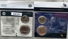 U.S. Mint PRESIDENTAL $1 Coin & 1st SPOUSE Medal Set/Grover & Frances Cleveland