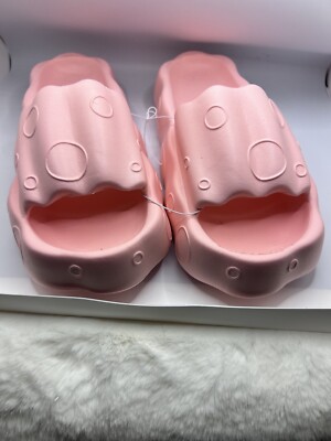 Weltree Cheese Slides For Women Pillow Slippers Cloud Sandals Non Slip Shower