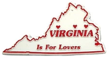 Classic Virginia is for Lovers Fridge Magnet