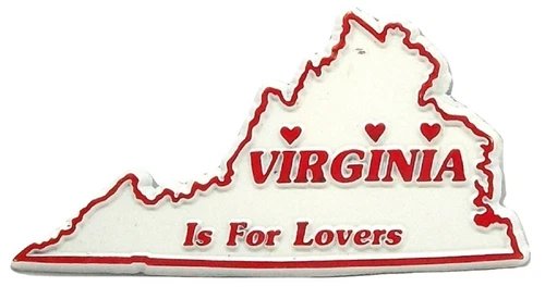 Classic Virginia is for Lovers Fridge Magnet