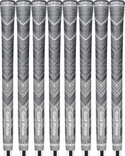 Golf Pride MCC Plus4 Gray Midsize Grip - Set of 8 - 1 Hybrid Grip in Golf 