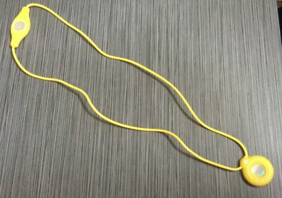 Power Balance Yellow Necklace Performance Balance Strength & Flexibility New!