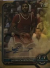 2021 Bowman University#BCPA-JC Julian Champagnie Chrome Prospect Autographs Gold