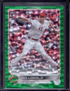 NICK LODOLO 2022 Topps Update #US298 Green Foil Rookie RC #143/499 Reds