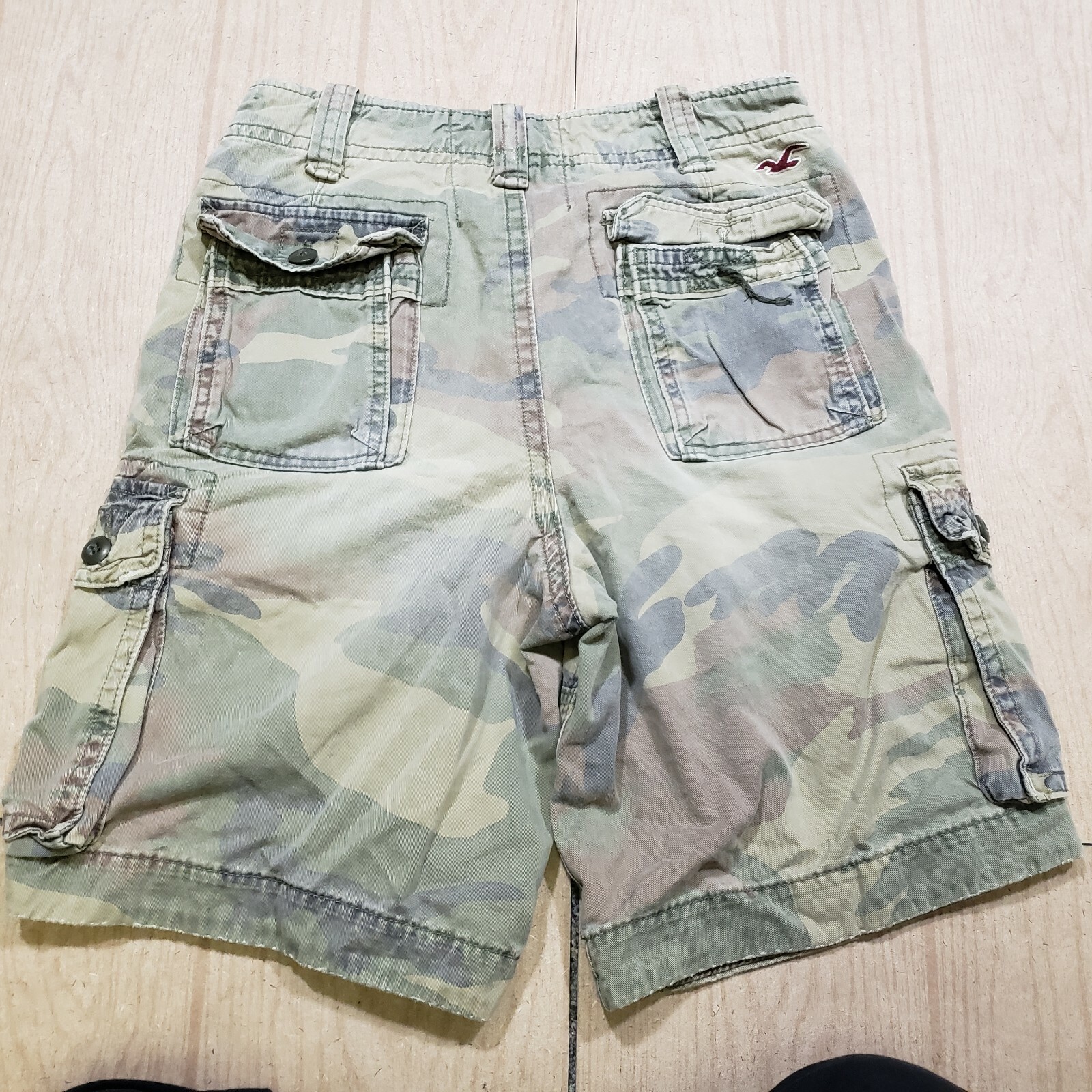 Hollister Co. Mens Army Camo Cargo Classic Distressed… Gem