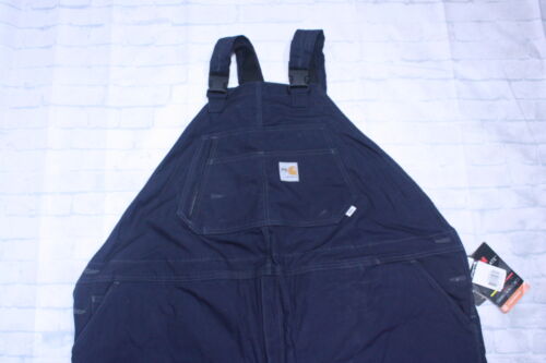 Carhartt FR Quick Duct Insulated Bib / Overalls - 54" x 32" - Logo on Back - Picture 2 of 16