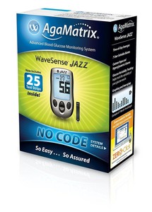 jazz wavesense blood test strips glucose 25 Test Meter Wavesense Kit Strips Glucose Jazz 10 Blood