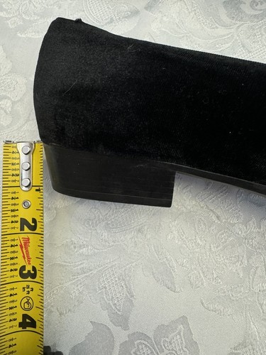 Munro Size 8.5W Cerise Smoking Black Velvet Loafer Slip On Comfort Shoe - Picture 10 of 10
