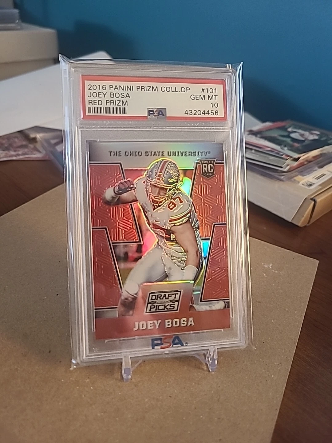 Joey Bosa Panini Prizm Collegiate Draft Picks #101 Red Prizm