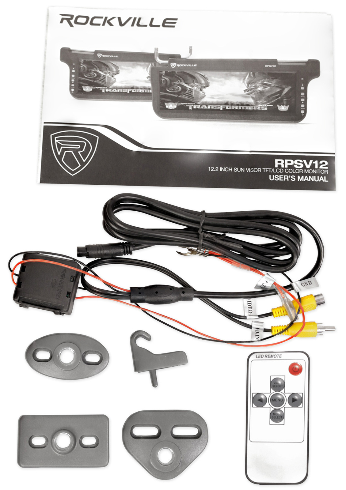 Rockville RPSV12-GR 12.1 inch Car Sun 