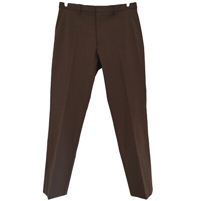 Tommy Hilfiger TH Flex Slim Fit Rayon Dress Pants in Brown, Size 38W X 34L,  NWT | eBay