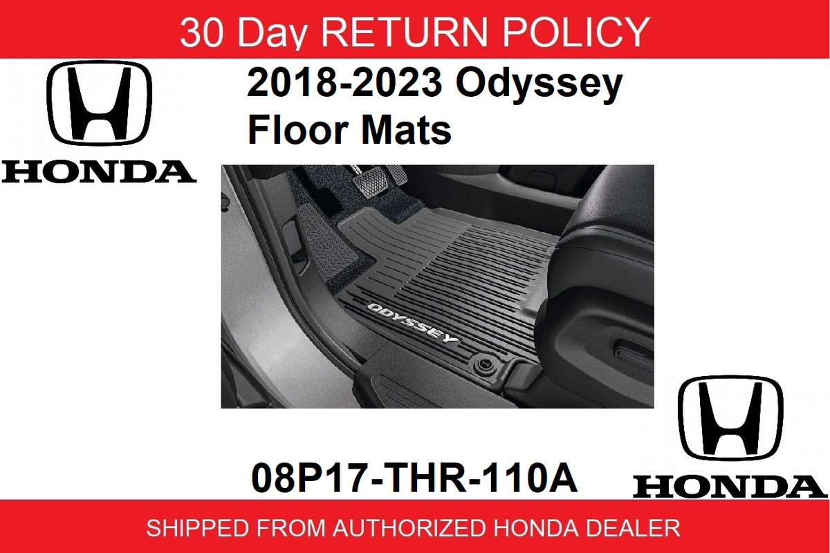 🔥Honda Odyssey High Wall All Season Floor Mat Set 2018- 2026
