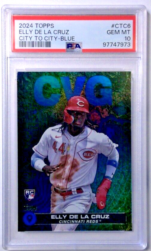 2024 Topps Series 2 - City to City Elly De La Cruz #CTC-6 Blue (RC) - PSA 10!!