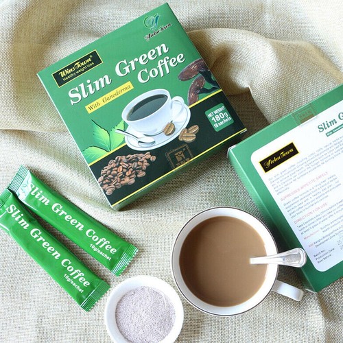 18 X Slim Green Coffee with Ganoderma Control Weight Tea Coffe Detox Green NEW - Bild 9 von 11