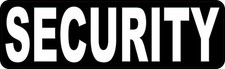 10in x 3in Security Magnet Car Truck Vehicle Magnetic Sign