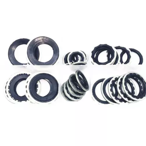 Metal R134a Car Air Conditioning Compressor Gaskets Repair Box 28X 6 Sizes Alloy