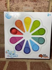 NEW Fat Brain Toys Dimpl Digits Touch Pop Learn Textures Colors Numbers Words