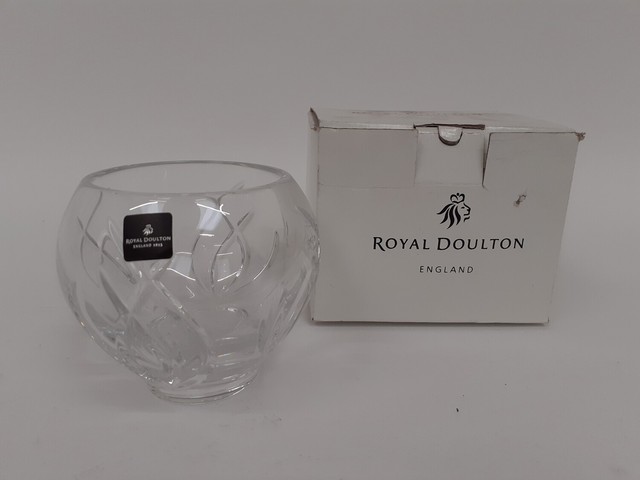 Royal Doulton Piombo Portavo sinfonia cristallo piombo in scatola da collezione #992- Royal Doulton Piombo Portavo sinfonia cristallo piombo in scatola da collezione #992-