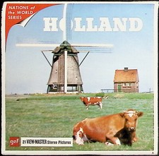 Holland 3d View-Master 3 Reel Packet - 21 Full Color 3d Images