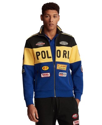 polo double knit jacket