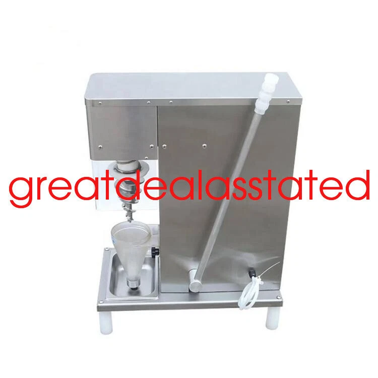 Manual Yogurt Fruit Ice Cream Blender Mixer Machine Big Cone Cup Ice Cream Mixer