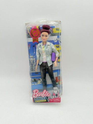 Barbie Ingenieur Robotik Puppe Laptop Roboter Karriere des Jahres lila Haare asiatisch
