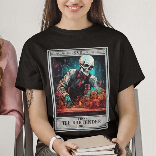The Bartender Tarot Card Shirt - Picture 7 of 17