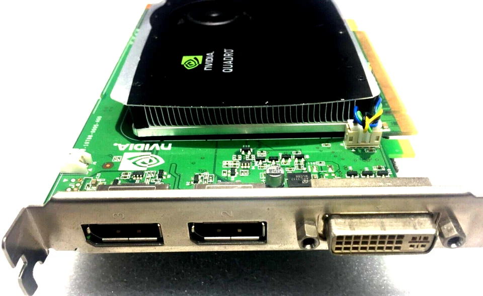 NVIDIA QUADRO FX580 512 MB GDDR3 128-BIT 1X DVI-1 2X DISPLAY PORTS GRAPHIC CARD - Image 3 of 4