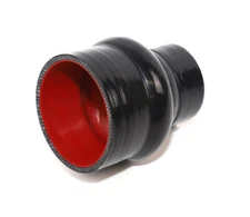 Universal 4Ply High Temp 2.25"-2.75" ID Reducer Hump Coupler Silicone Hose BLACK