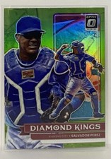 Salvador Perez 2022 Donruss Optic Diamond Kings Lime Green KC Royals