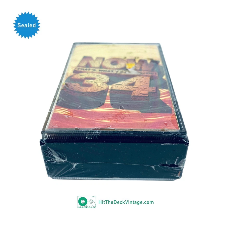 NOW 34 Now That's What I Call Music 34 Cassette Tapes (1996) UK Double SEALED - Image 4 of 4