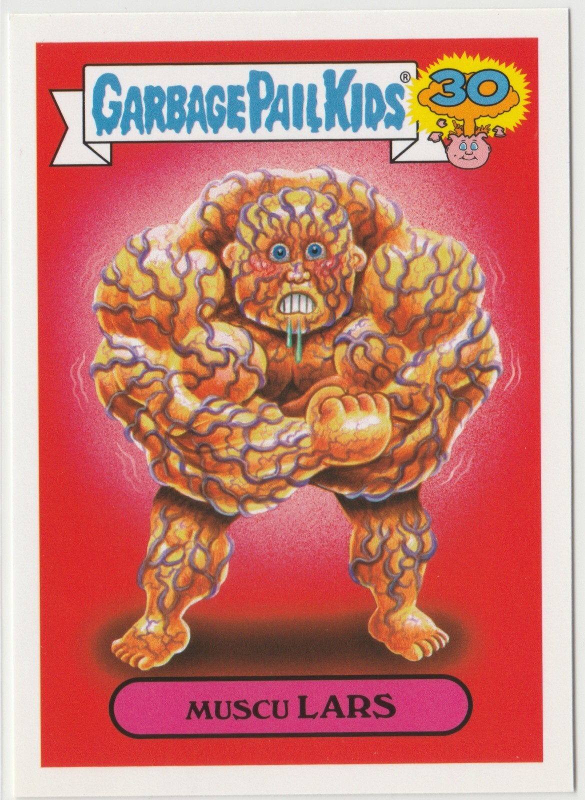 Muscu Lars Garbage Pail Kids GPK 30th Anniversary Series 7b 2015