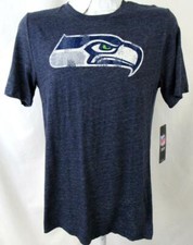 Seattle Seahawks Youth S L or XL Distressed Screened Logo Tee MSRP 28 ASSE 31