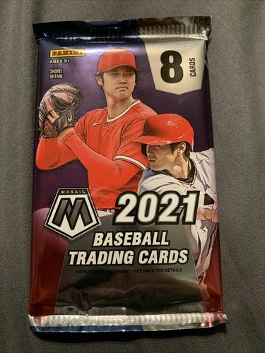 2021 Panini Mosaic Baseball Pack 8 cards!!! FREE SHIPPING