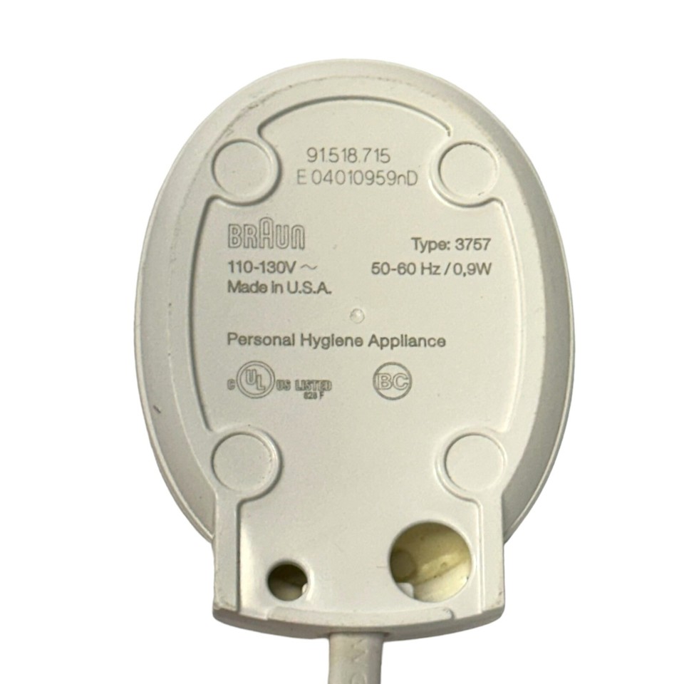 Genuine Braun Type 3757 Toothbrush AC Charger Base Dock 110130V