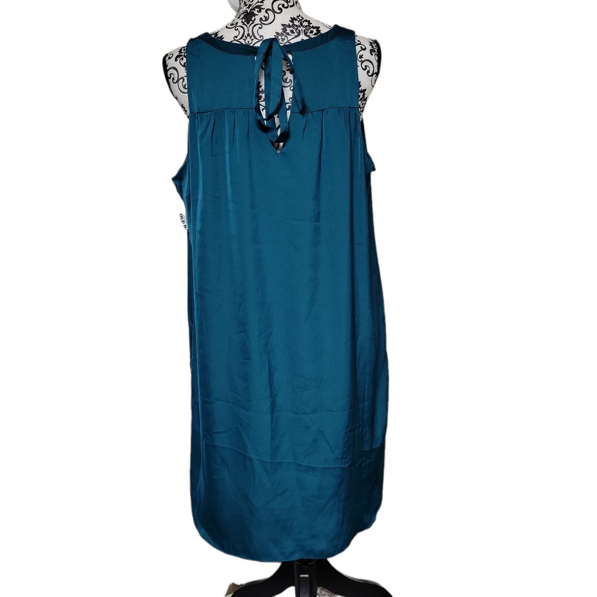 Old Navy Dresses | Silky Dark Emerald Green Dress | Color: Green | Size: L | Rozie5'S Closet