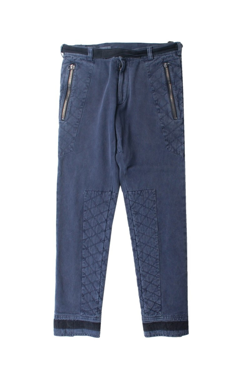 Dries Van Noten Belted Straps Men Biker Pants Size 48IT(W31 Dries Van Noten Belted Straps Men Biker Pants Size 48IT(W31