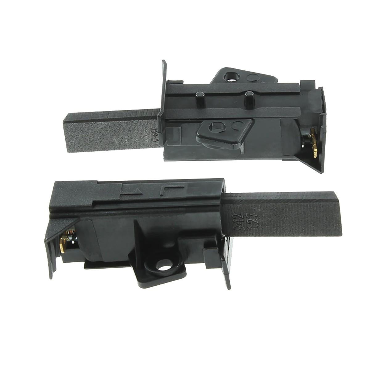 COPPIA SPAZZOLE CARBONCINO Motore Welling Lavatrice Hotpoint Ariston Indesit EUR 9,98 - IT - Foto 10