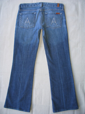 7 for all mankind 7U013066U7PAS 関税送料込 7 For All Mankind Mens A-Pocket Flap Boot Jeans 36 x 29 Blue