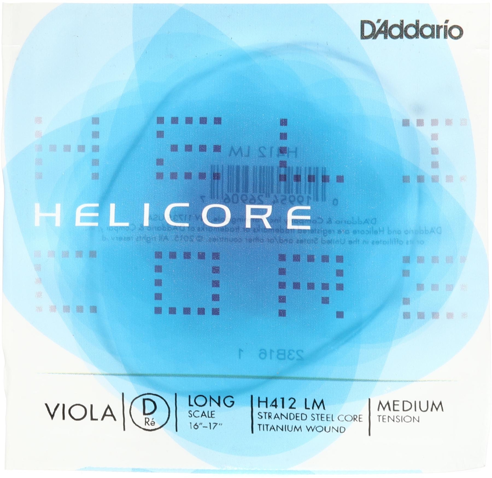 Струна DAddario H412 LM Helicore Viola D - Длинная шкала (16-17 дюймов)