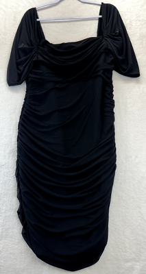 Fashion Nova Black Dress Sx 1X Ruched Cocktail Party Stretchy Whimsigoth Witchy | eBay Fashion Nova Black Dress Sx 1X Ruched Cocktail Party Stretchy Whimsigoth Witchy | eBay