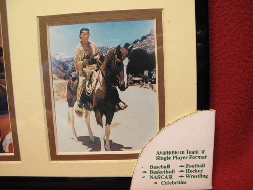 LONE RANGER PHOTO PRINT WITH TONTO & SILVER, A TV COWBOY & A DESCRIPTION OF SHOW - Picture 5 of 10