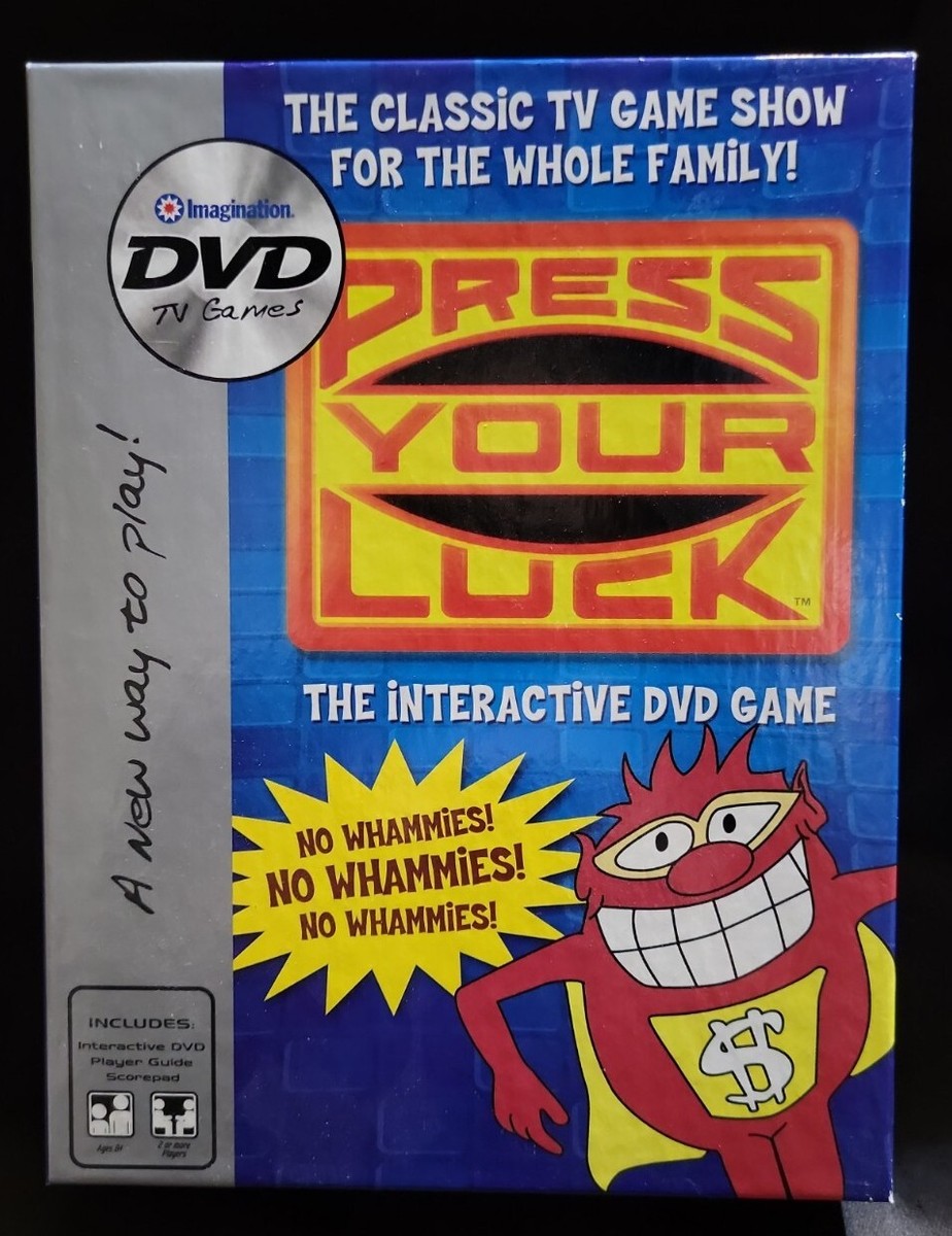 Press Your Luck Interactive DVD Game 2006 TV Game Show No Whammies
