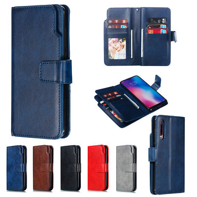 Flip Leather Card Wallet Cover Case For Xiaomi 8 9 10 Ultra Redmi K20 POCO X3 9T